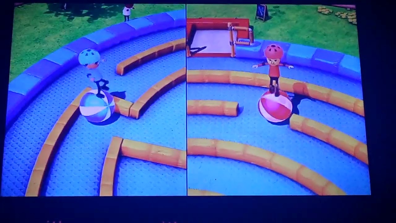 Wii Party U Free Play Maze Malaise (All Expert CPUs) Arnold vs Hyun-woo
