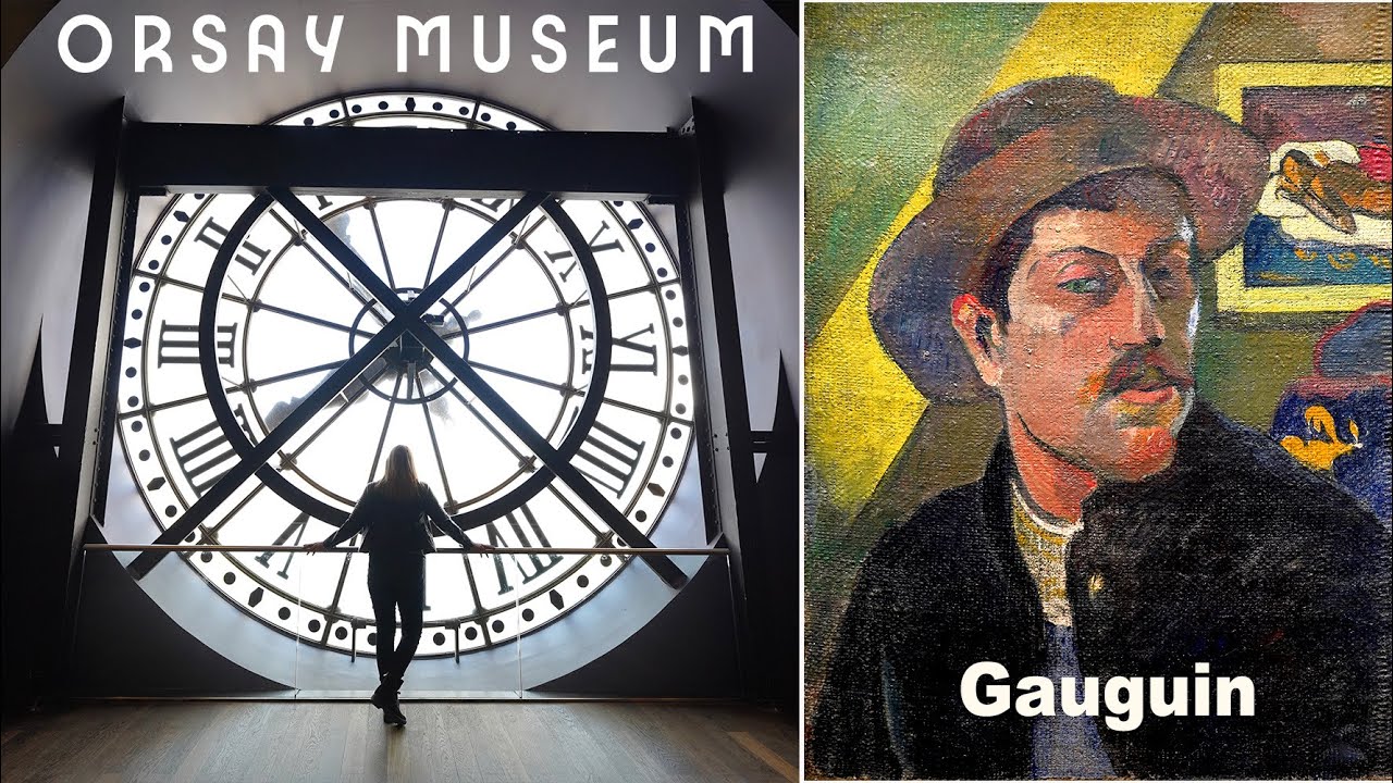 Paul Gauguin Paintings and sculptures in Orsay Museum, PARIS.