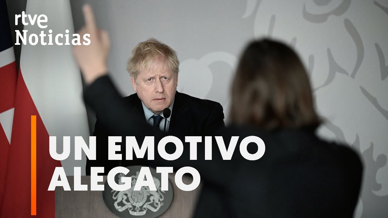 Una periodista ucraniana a JOHNSON: 