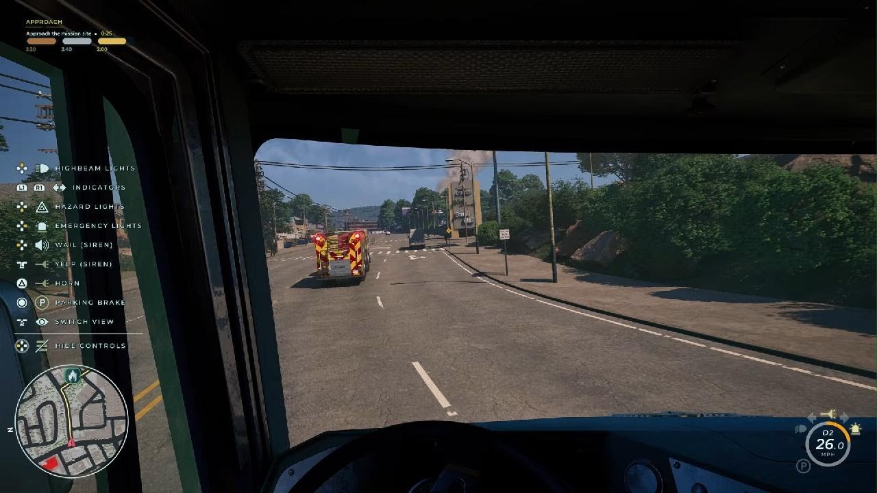 Firefighting Simulator: Ignite/MOD Police Auto Shop fire