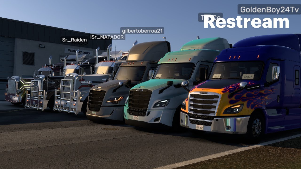 American truck simulator // Moza R9 // entregando cargas