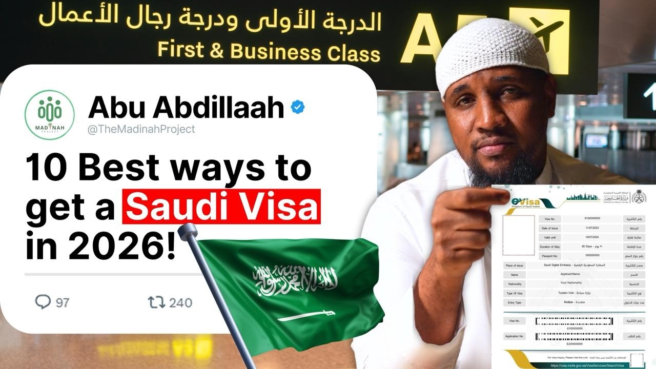 10 Ways to Get a Saudi Visa in 2026 🇸🇦 | Tourist, Umrah, Work, Study, Lifetime, Family, Business