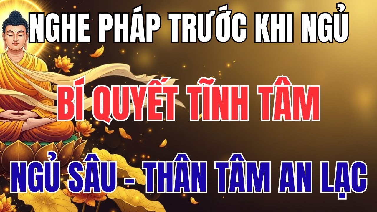 Nghe Pháp Trước Khi Ngủ – Bí Quyết Tĩnh Tâm Ngủ Sâu, Thân Tâm Thường An Lạc