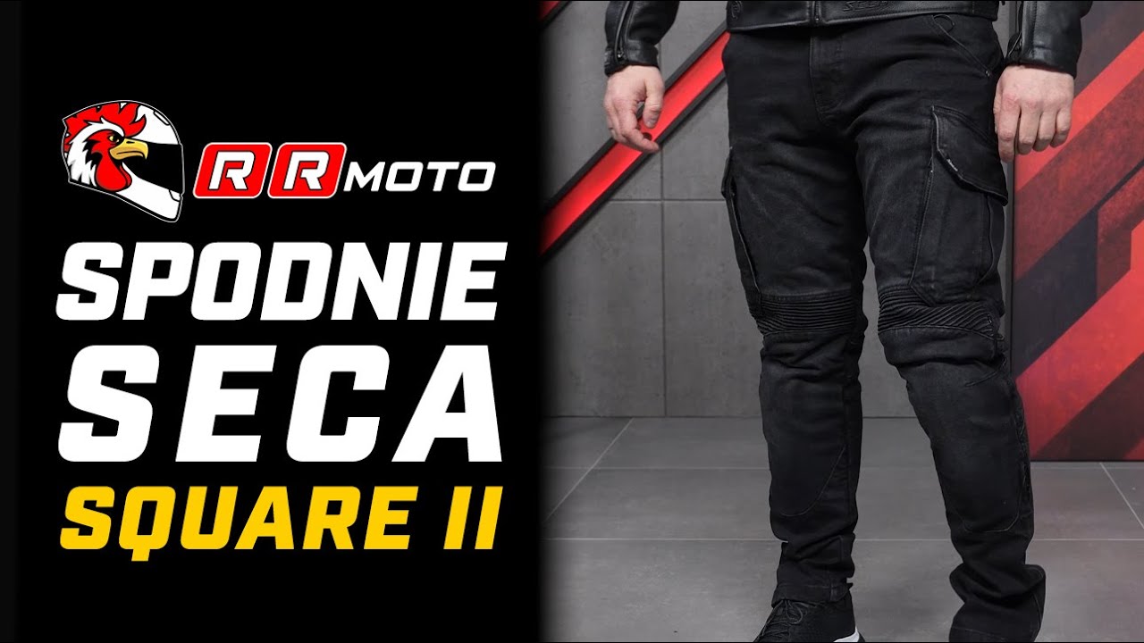 SECA SQUARE II - spodnie motocyklowe z wysokim poziomem bezpieczeństwa