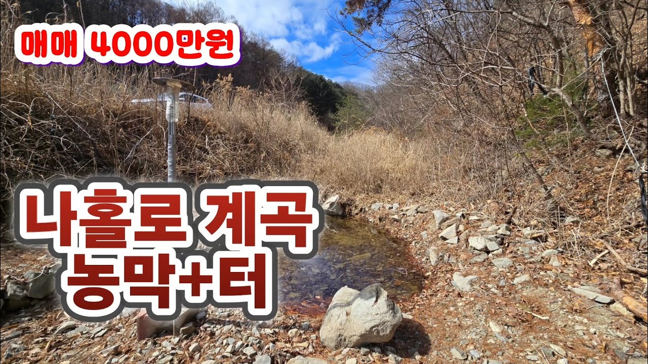 횡성청일토지(260303) 150평에 농막이 있는 독립된 곳입니다