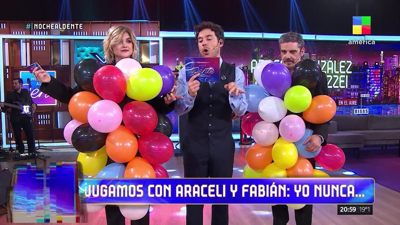 🎈⭐️ARACELI GONZÁLEZ Y FABIÁN MAZZEI JUEGAN AL 