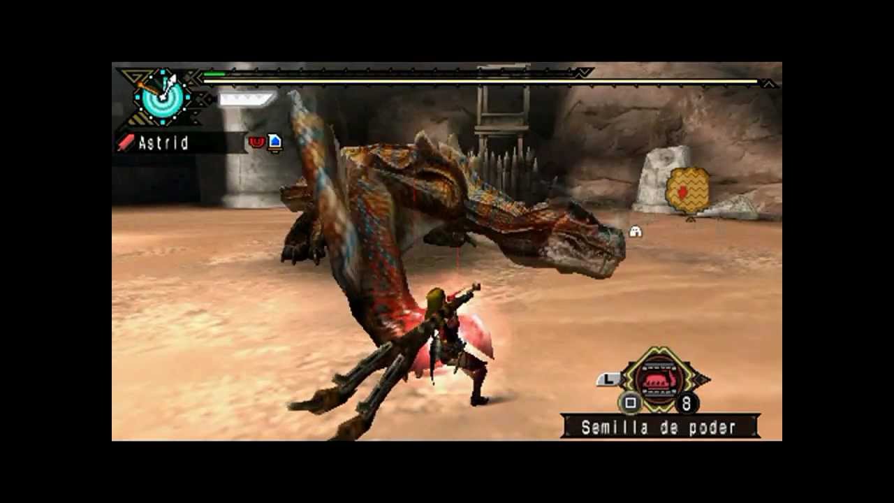 MHP3 - Astrid vs High Rank Rathalos/Tigrex (GS-Hero)