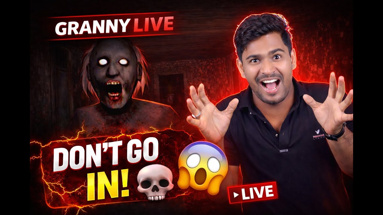 Granny Almost Caught Me 😱 | Scariest Granny Live Gameplay#Granny #HorrorGame #GrannyLive #ScaryGame