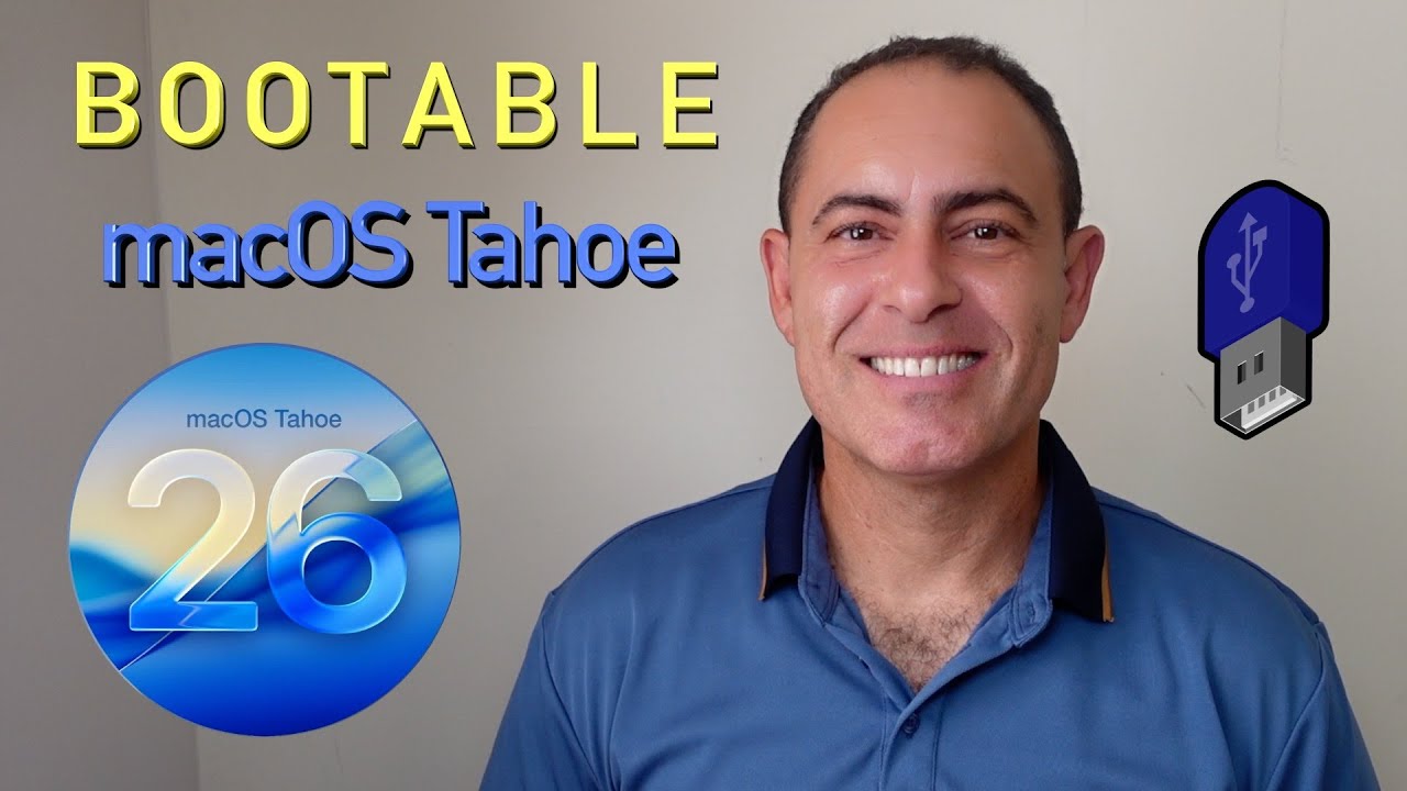 Como Fazer Disco de Boot e Instalação do macOS Tahoe (USB Flash Drive/Pendrive) ✔️