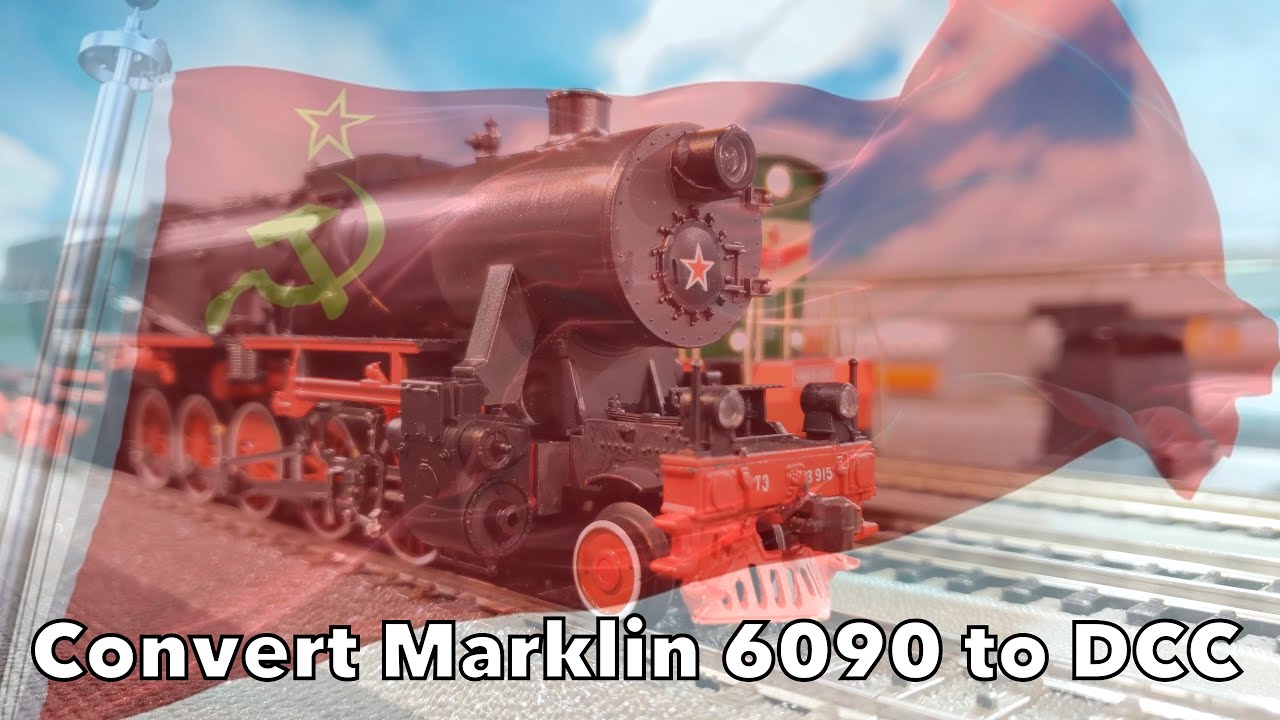 Full Conversion: Marklin Digital (MM) German / Soviet BR 52 Steam Engine w/SoundTraxx Econami UK DCC