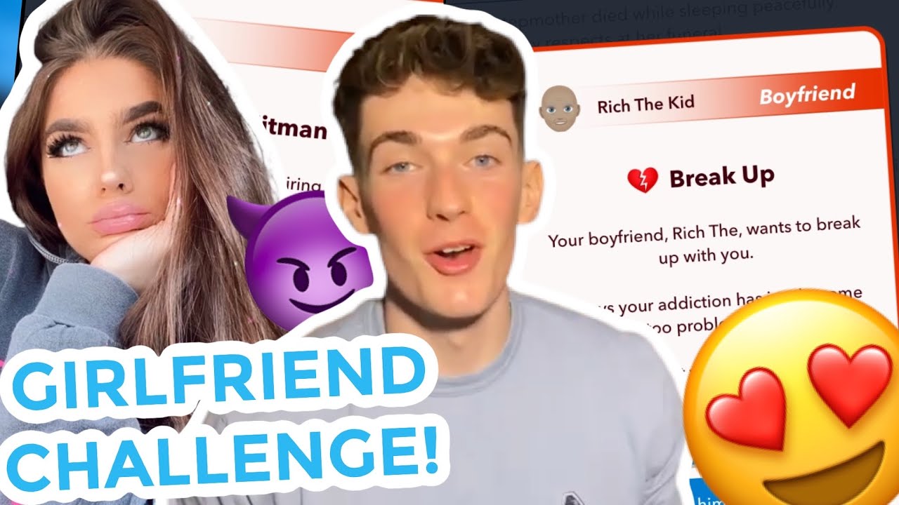 MY GIRLFRIEND PLAYS BITLIFE FOR FIRST TIME! GIRLFRIEND CHALLENGE (BECAME A MILLIONAIRE)