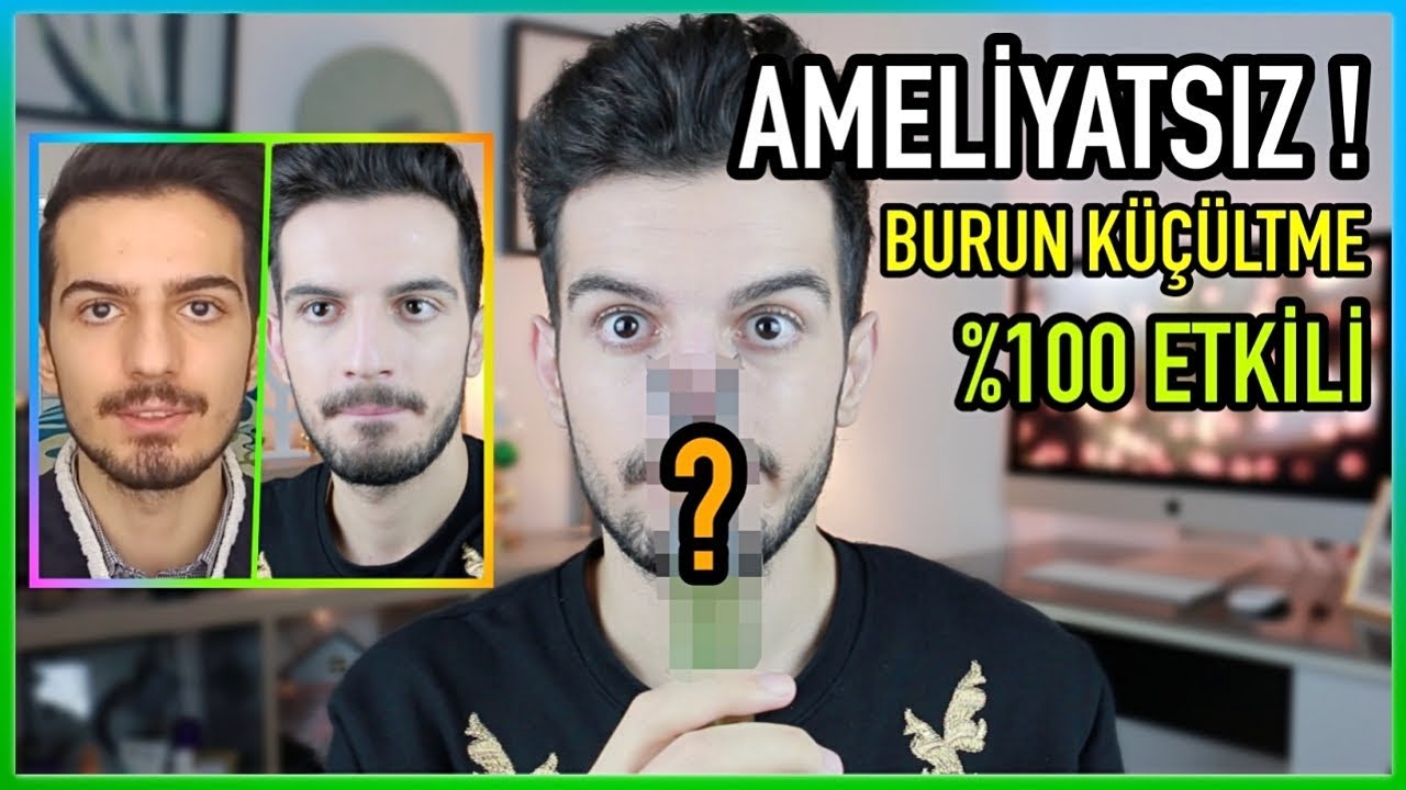 Ameliyatsız Burun Estetiği ! Burun Küçültme Yöntemim EVDE !