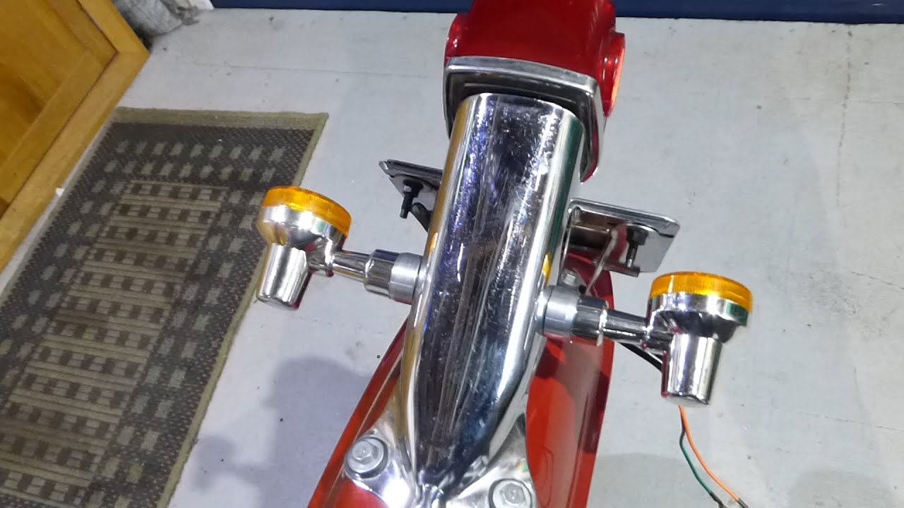 Установка и подключение указателей поворота Honda SL125