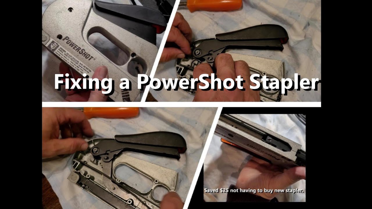 Fixing a PowerShot Stapler