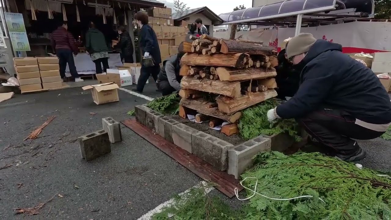 見た事有りますか？やぐら組み