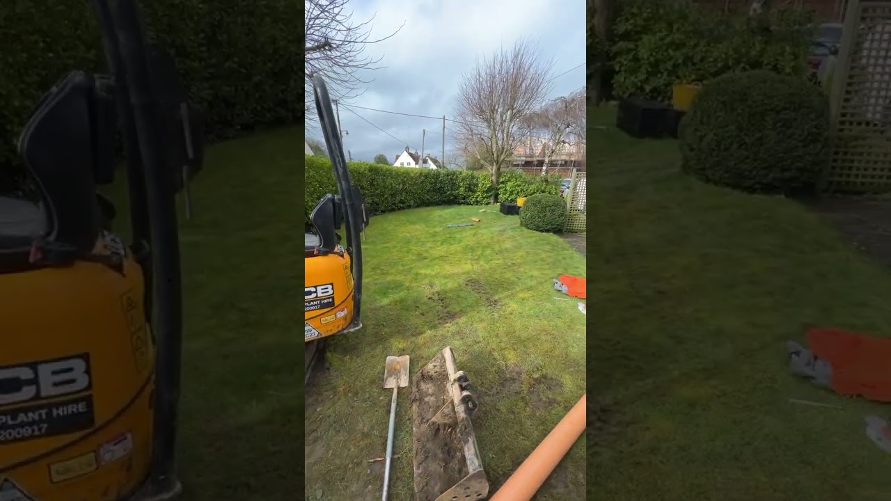 Soakaway installation  #drainagecleaning #drainage  #construction  #drainagesolutions