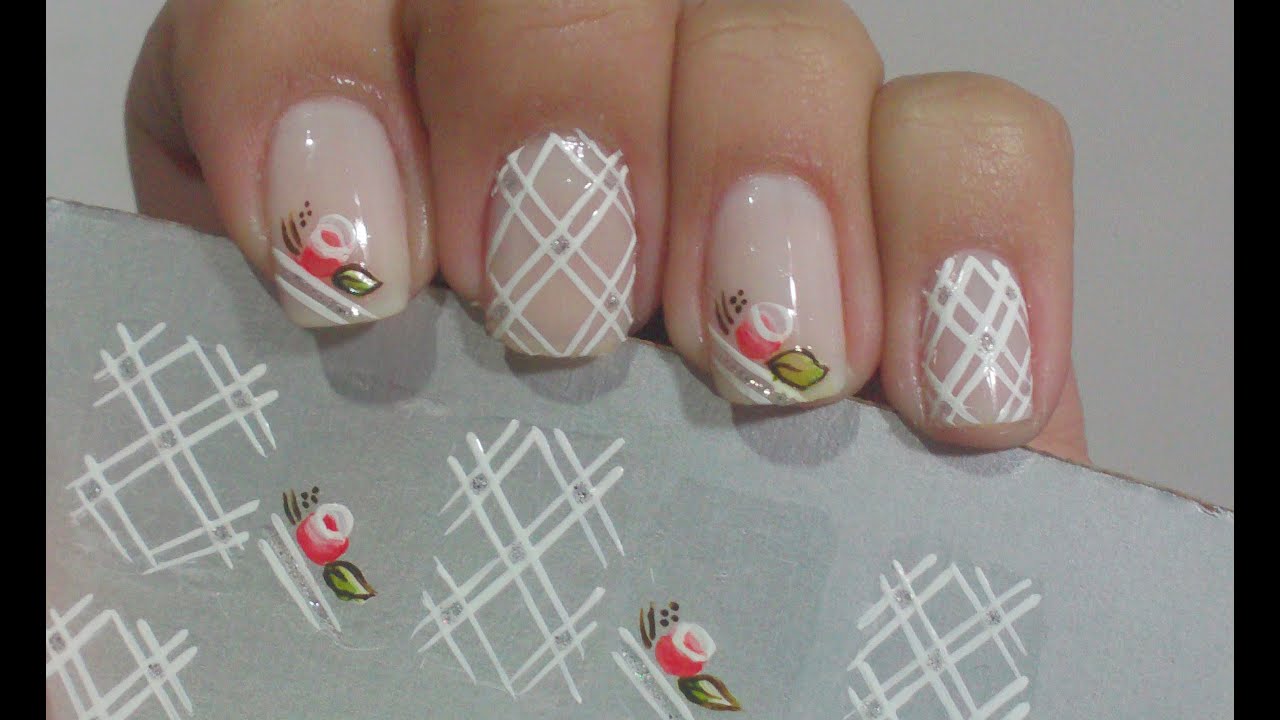 Como Fazer Adesivos Para Unhas Manual Bela e Simples