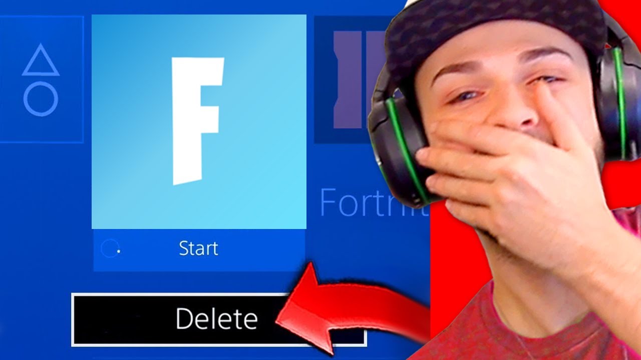 if I Laugh = DELETE Fortnite