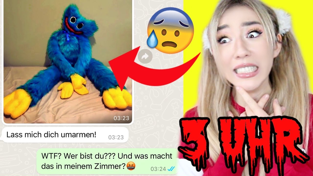 Schreibe 3 Uhr Nachts niemals diese WHATSAPP NUMMER an (HUGGY WUGGY PUPPE liegt in DEIN ZIMMER)