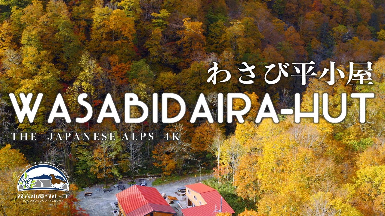 【公式】わさび平小屋 / Wasabidaira-Hut (Autumn ver.) | The Japanese Alps 4K
