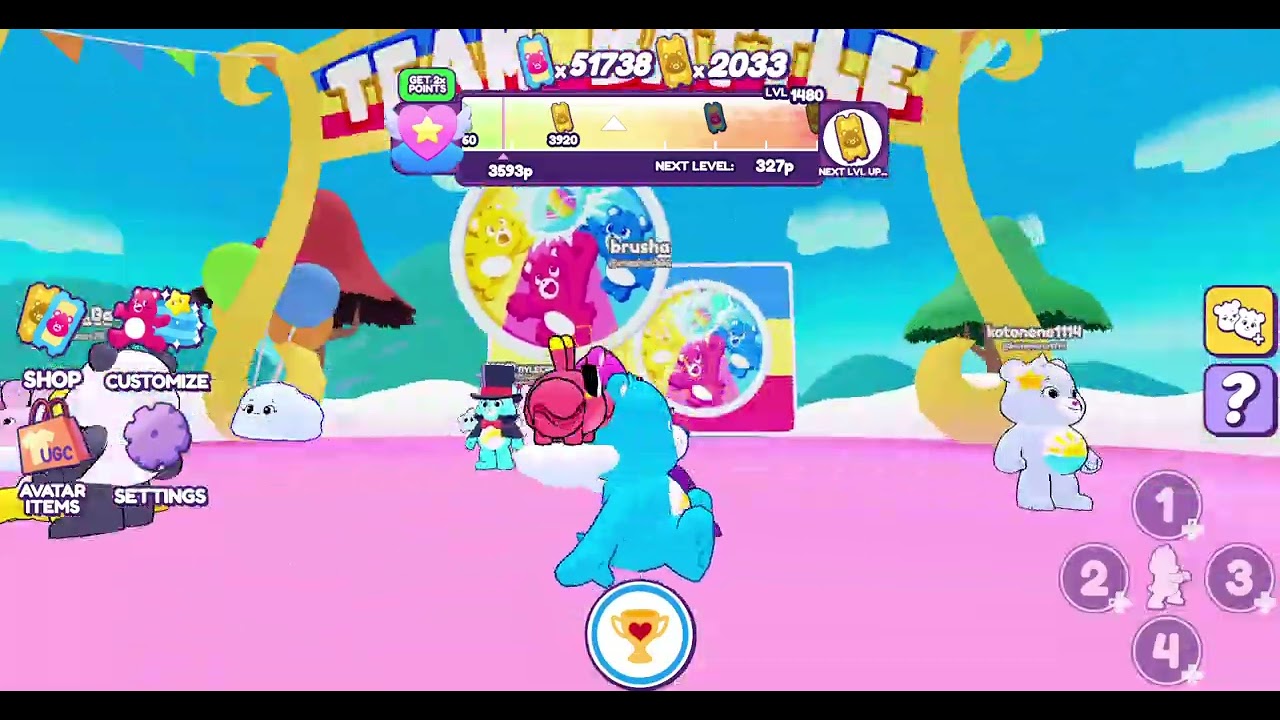 Care Bears Caring Quest Team Battle! WE'RE REACHING HIGH PLACES!