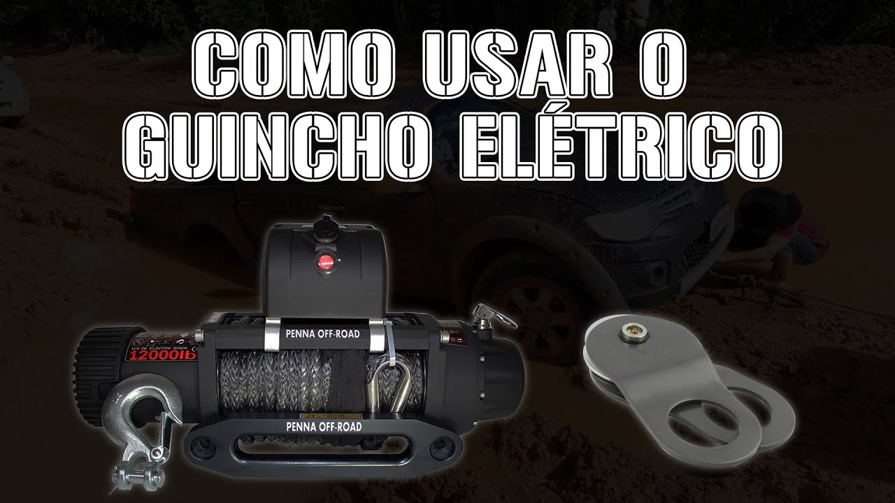 ATOLOU?  Como desatolar seu carro usando um GUINCHO elétrico