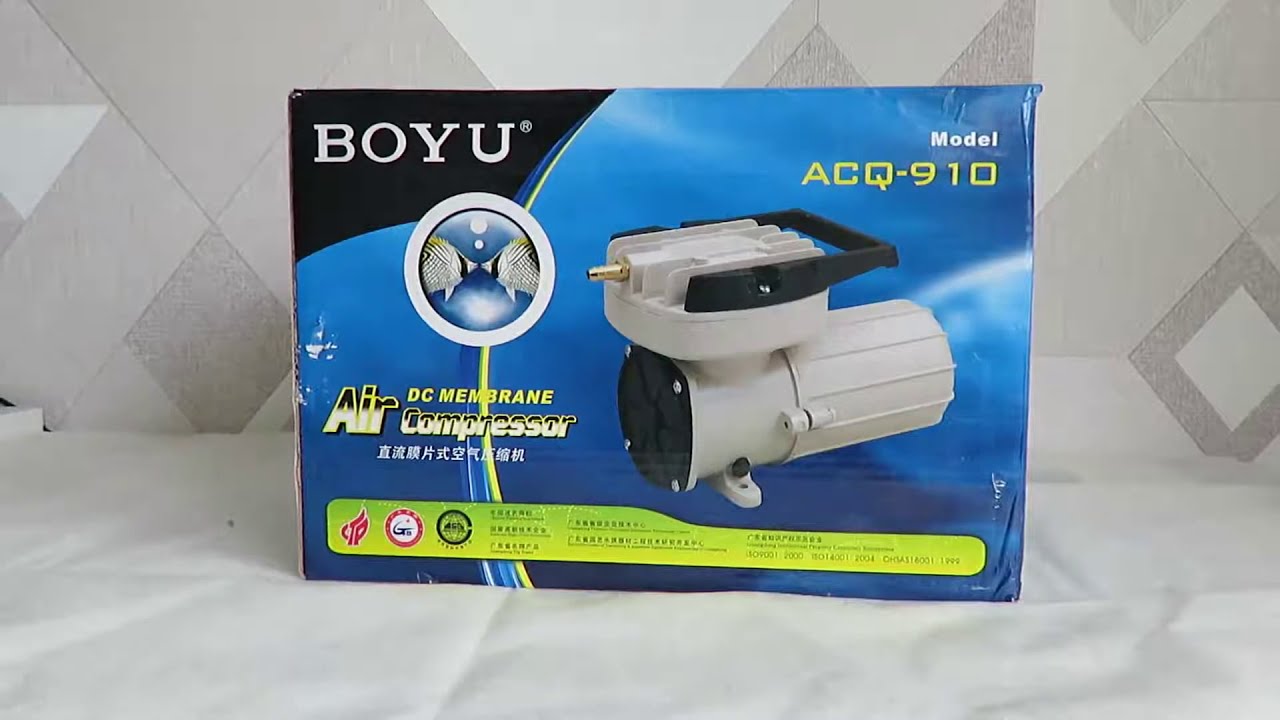 Компрессор для системы хука . Разборка нового Boyu ACQ-910