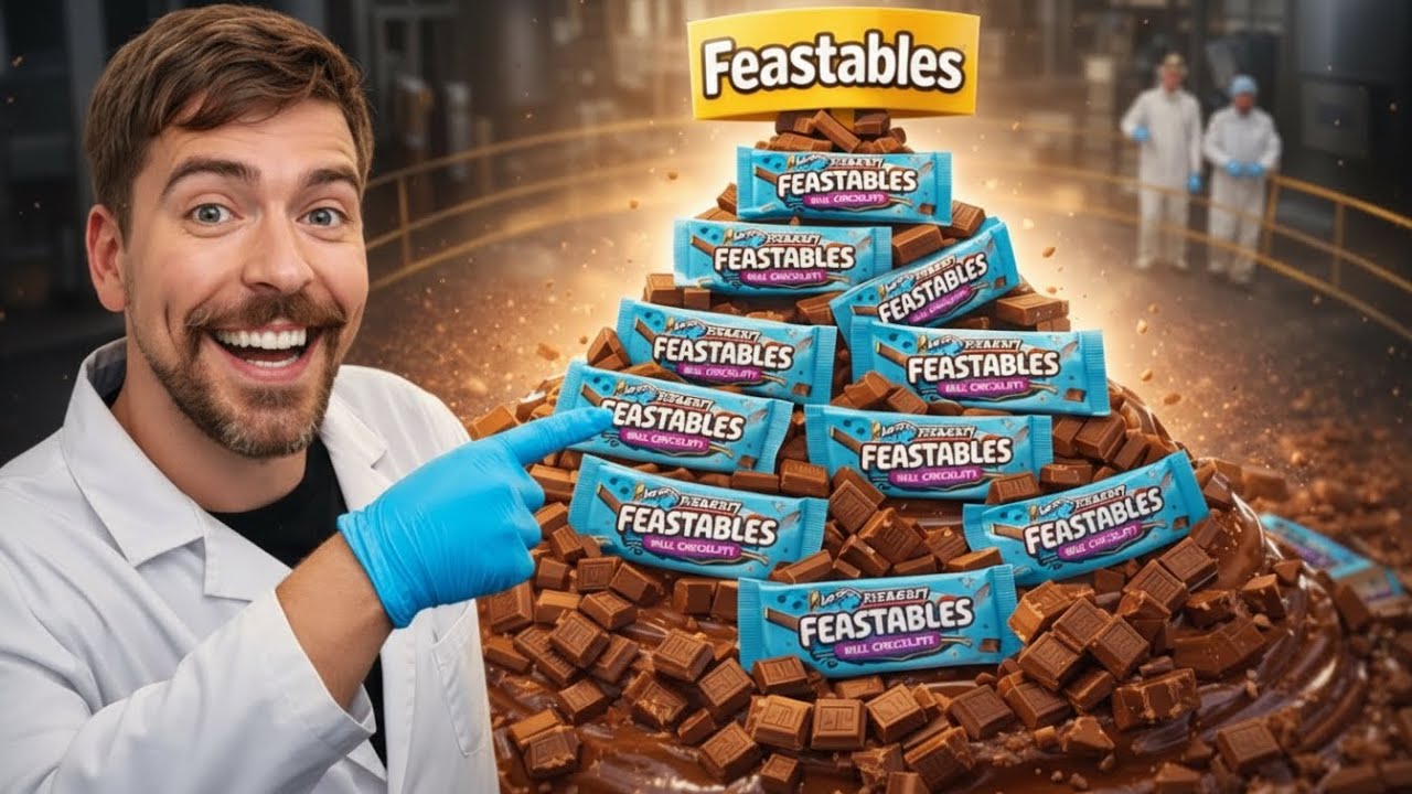 INSIDE MrBeast's INSANE $100M US Chocolate Factory: How Feastables Are REALLY Made! (Full Tour)