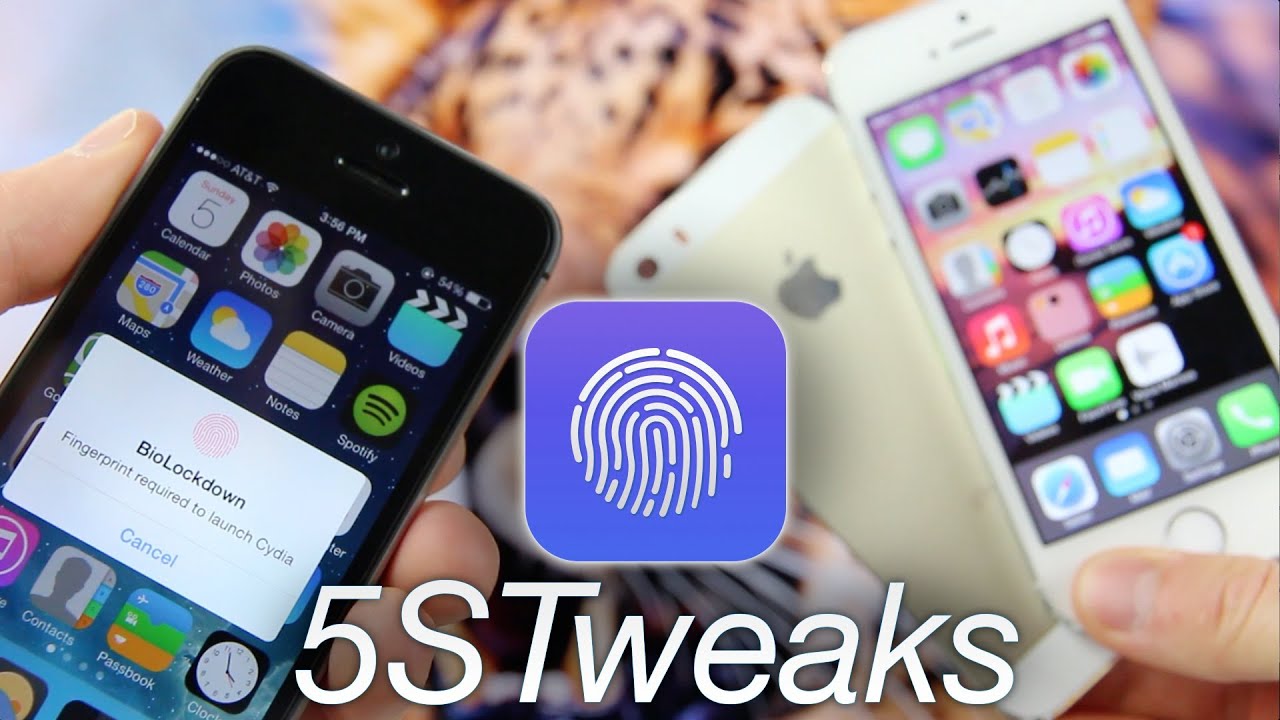 iOS 7.0.4 Jailbreak Tweaks: Top Touch ID Tweak iPhone 5S BioLockDown & Virtual Home 7.0.4 Untether