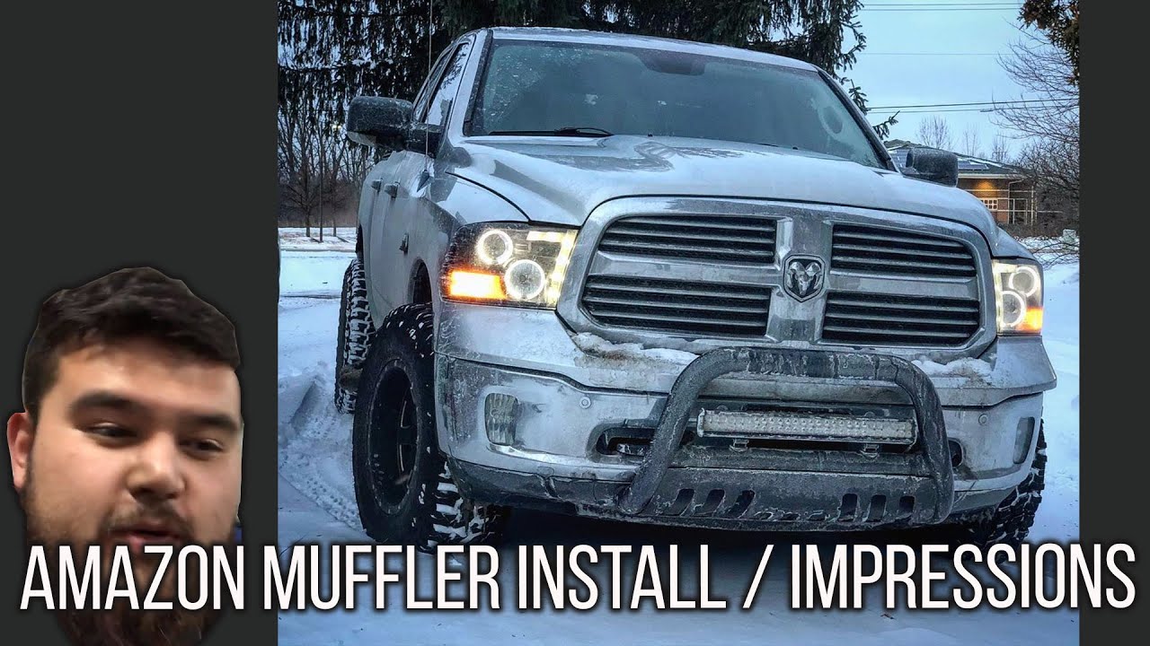 Установка Amazon Muffler на моем RAM 1500 2016 года/первые впечатления!