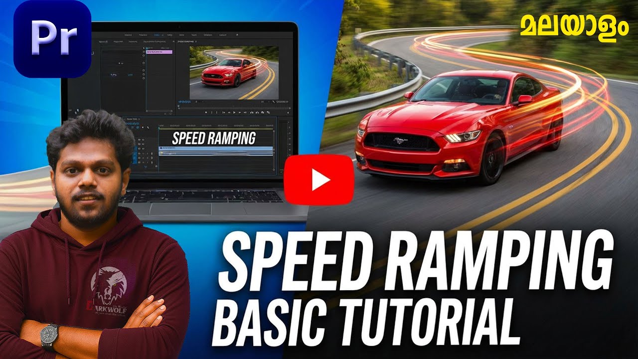 Speed ramping using adobe premiere pro in malayalam . സ്പീഡിൽ വന്നു സ്ലോ ആക്കാം