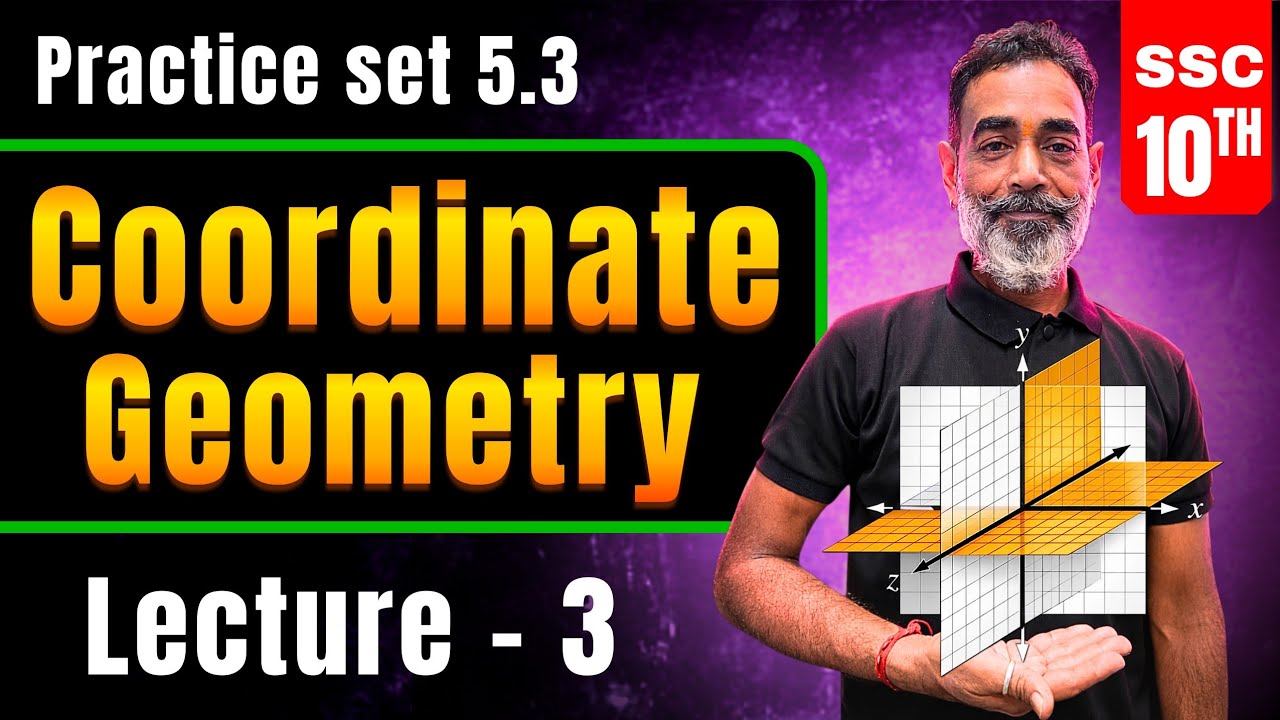 SSC 10th Maths 2 | Coordinate Geometry | Practice Set 5.3 | Lecture 3 | Rankers Official