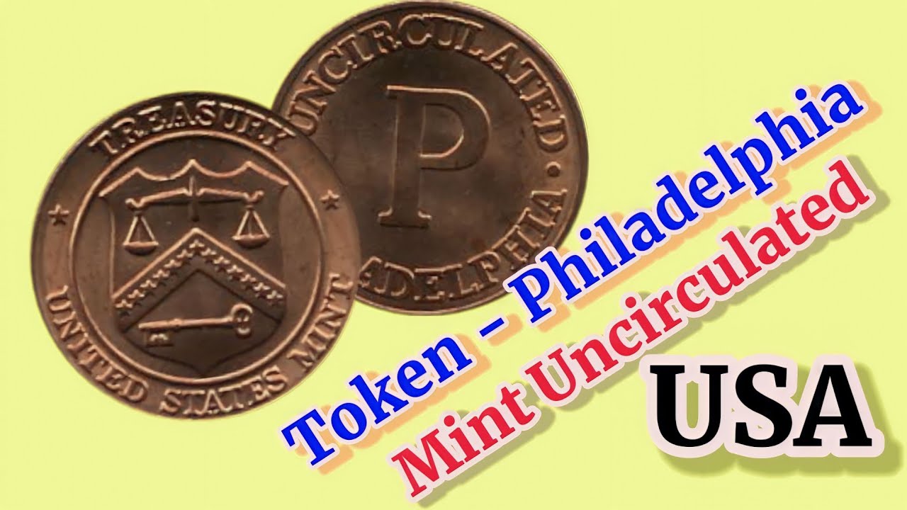 654 - USA, Token - Philadelphia, Mint Uncirculated Penny || discovery of coins