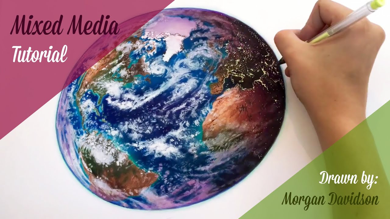 Colored Pencil with Mixed Media Tutorial