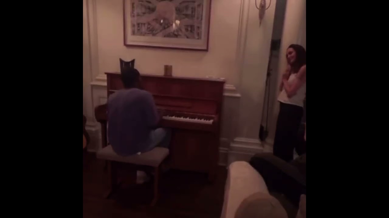 Daniel Caesar on the piano singing Buyer Remorse