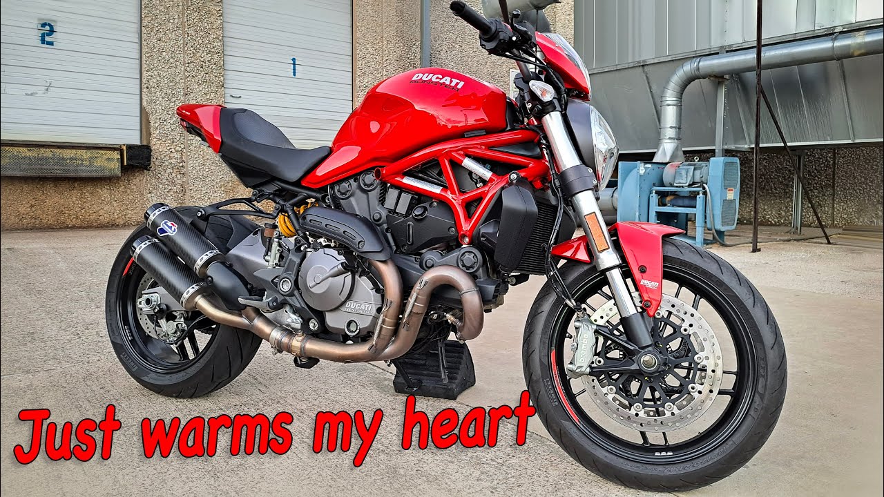 Man I love this Motorcycle...2020 Ducati Monster 821