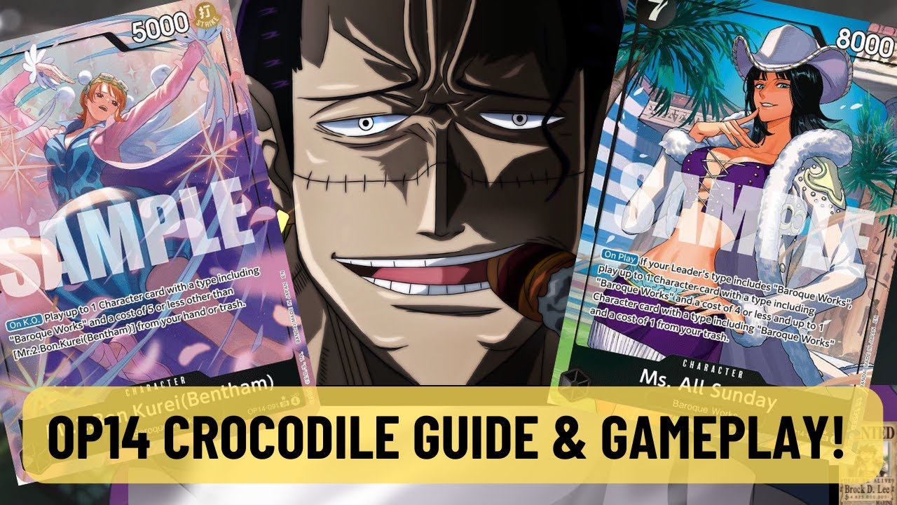 One Piece TCG: Полное руководство по Черному Крокодилу! [OP14/EBO4]
