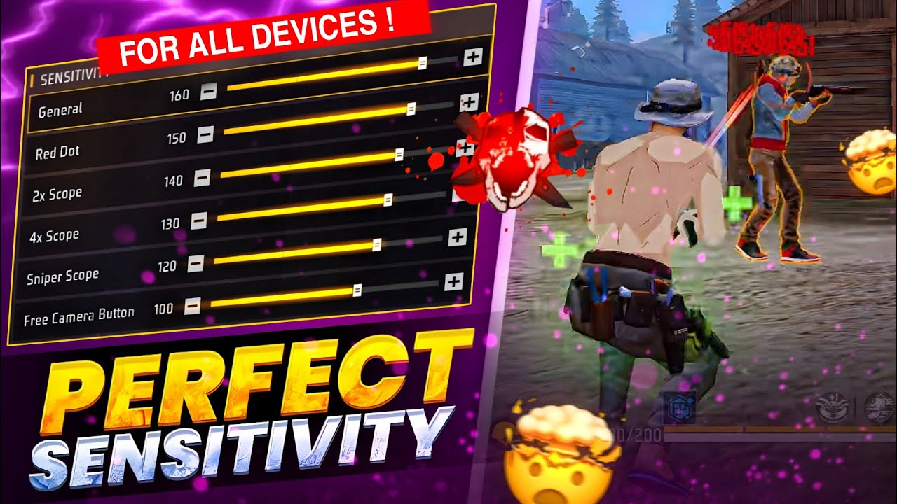 BEST SENSITIVITY For 99% HEASHOT RATE ☠️🔥2gb, 3gb, 4gb, 5gb, 6gb, 8gb,12gb,16gb,Ram All Devices||