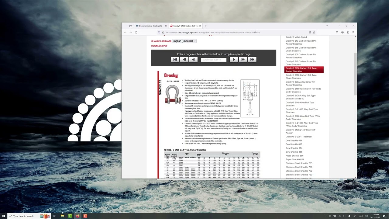 Overview of the ProteusDS Oceanographic toolset