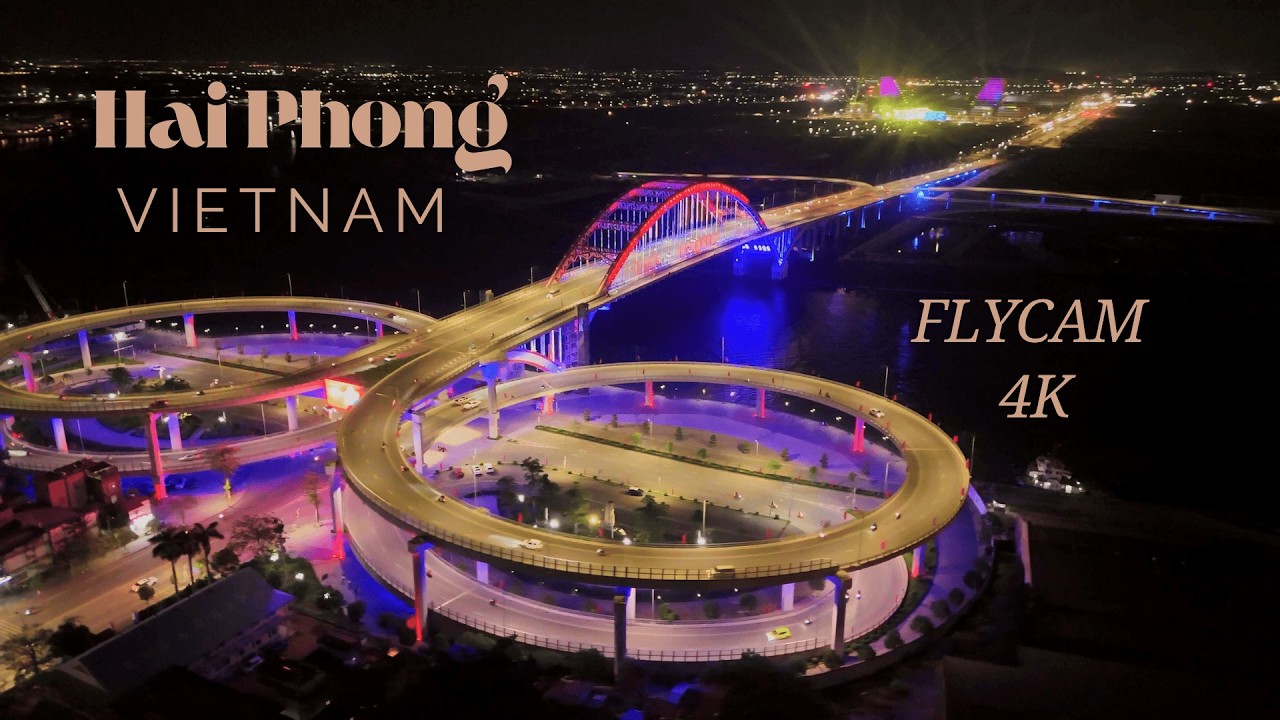 📍 Хайфон, Vietnam – Город Красного Цветка Фламбойян 🇻🇳 | Панорама с дрона DJI Mini 4 Pro 🚁🌇