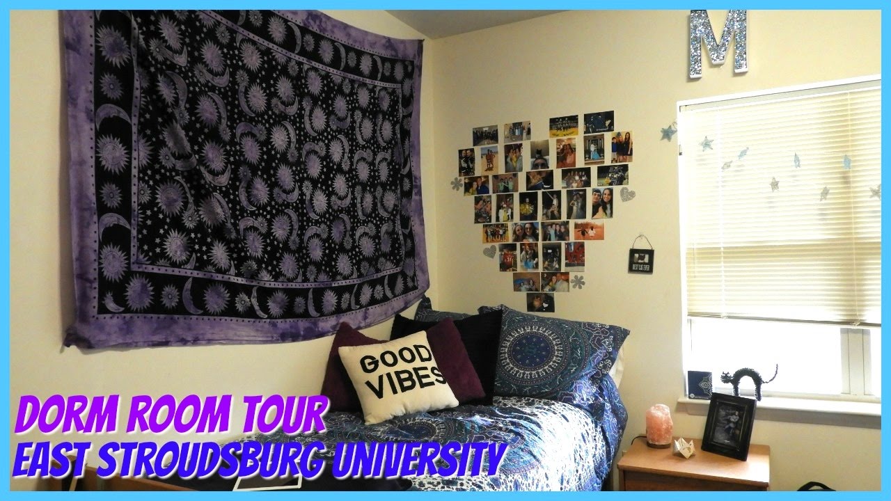 CUTE DORM ROOM TOUR | EAST STROUDSBURG UNIVERSITY