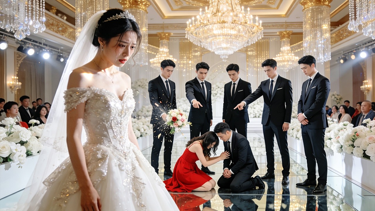 婚禮上我被閨蜜和未婚夫背叛，四個CEO弟弟趕來認親，揭露我的千金身份，幫我當場復仇！#短剧 #逆袭 | 粥粥短剧社