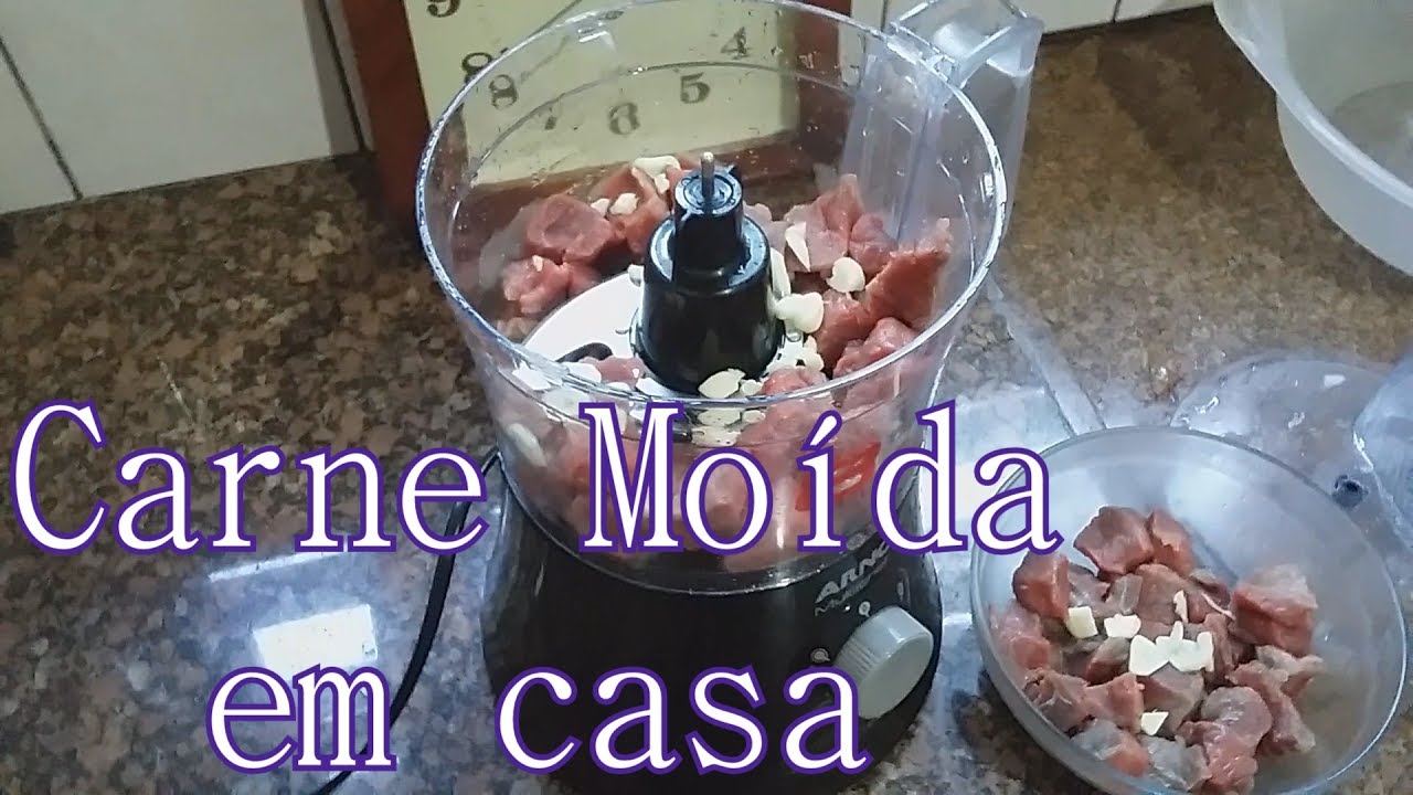 Como moer carne em casa no multiprocessador