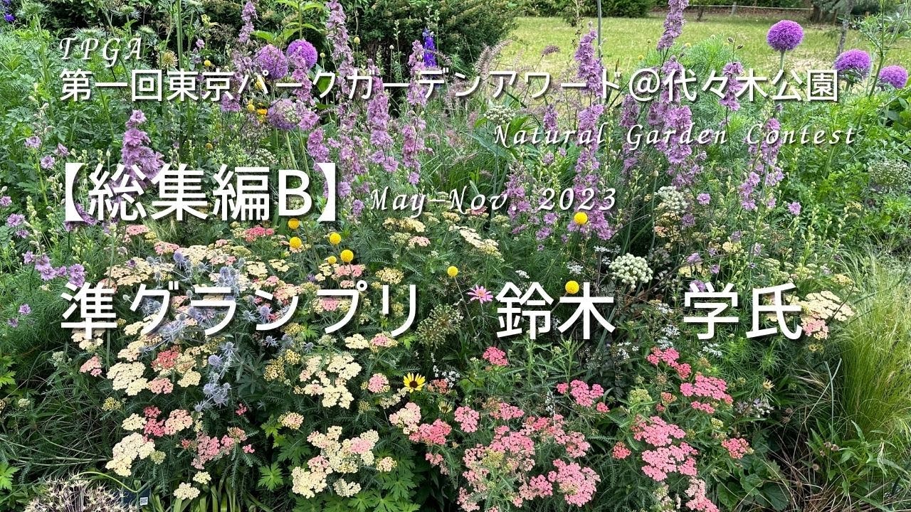 【総集編B】圧倒的なあふれ咲き 色鮮やかなガーデン６か月の記録🌺ナチュラルガーデンコンテスト総集編｜第一回東京パークガーデンアワード＠代々木公園2023年｜準グランプリ 鈴木 学氏
