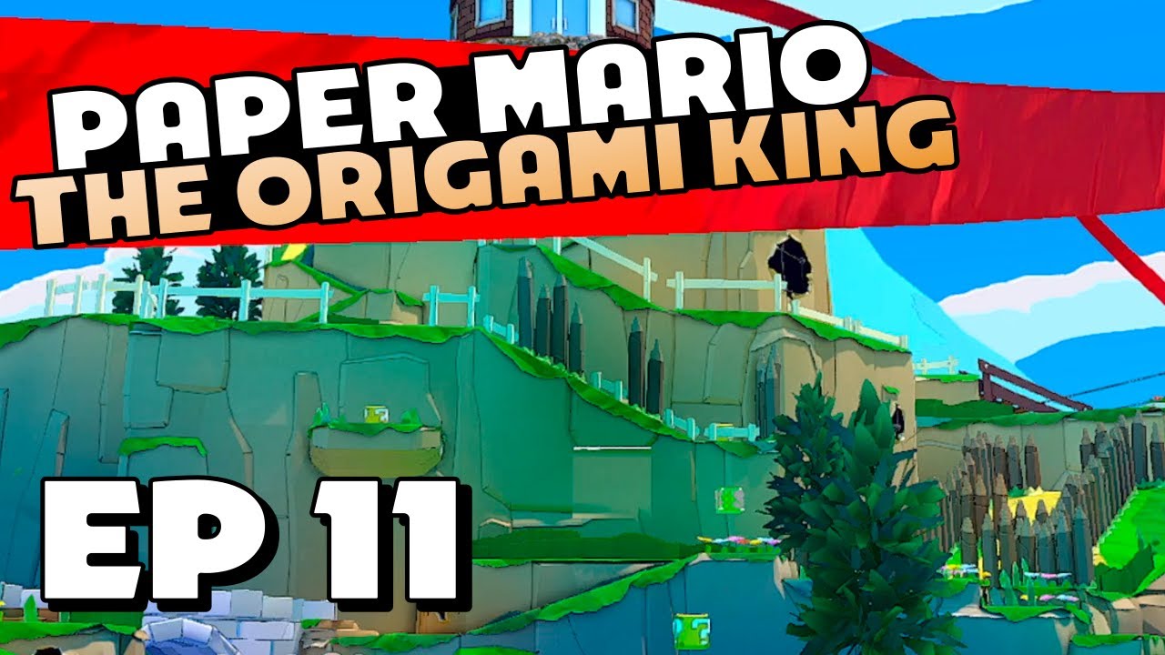 RED STREAMER ON OVERLOOK MOUNTAIN! - Part 11 - Paper Mario: The Origami King 100% Walkthrough