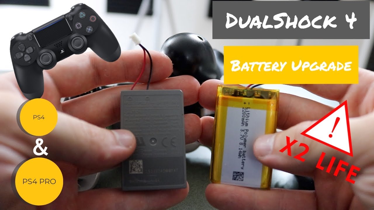 Upgrading DualShock4 Batteries