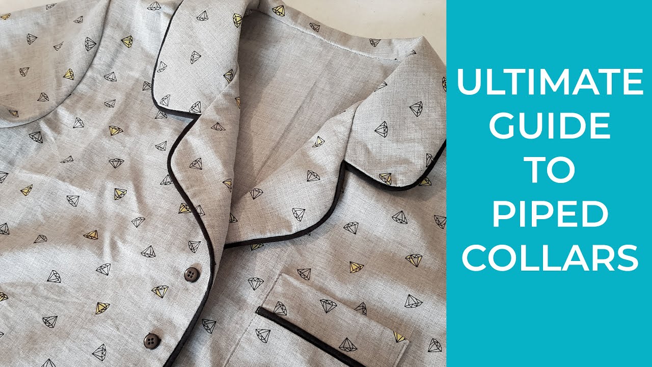 Closet Case Patterns Carolyn Pyjamas piping tutorial
