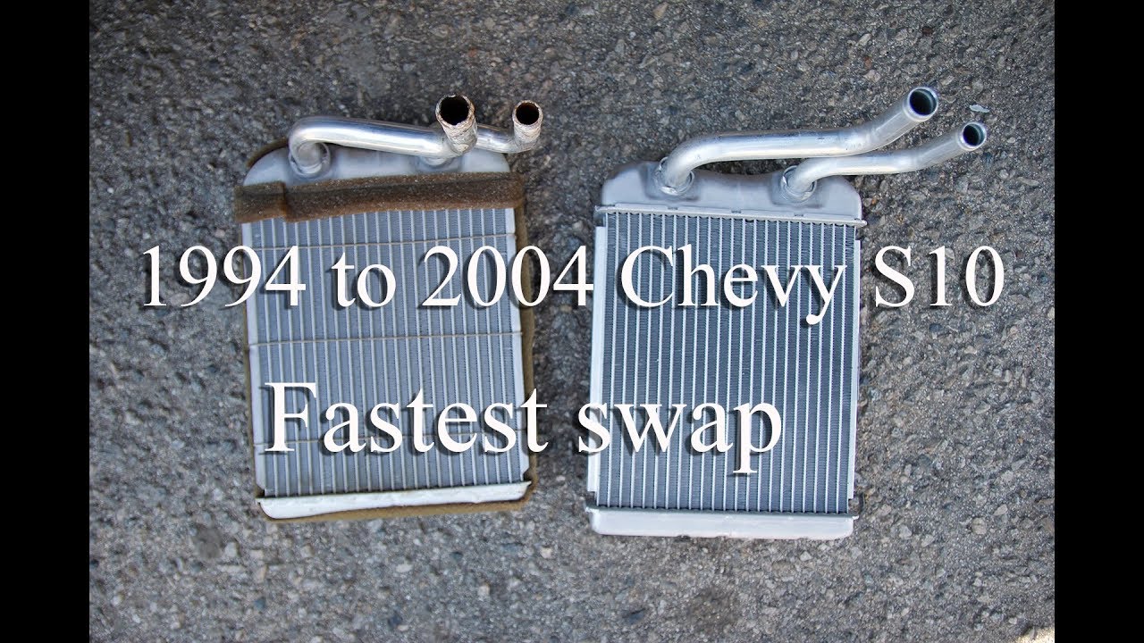 Fast heater core fix on chevy S10 4.3