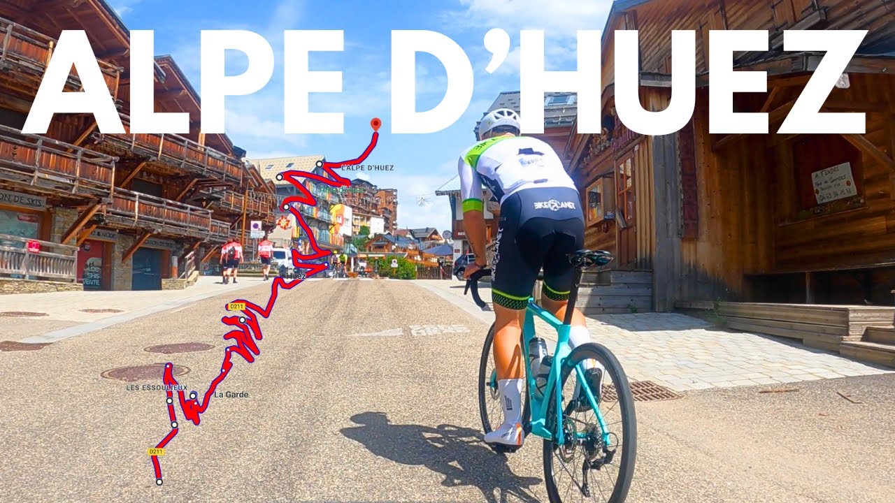 ALPE D'HUEZ de bicicleta - a subida mítica do Tour de France