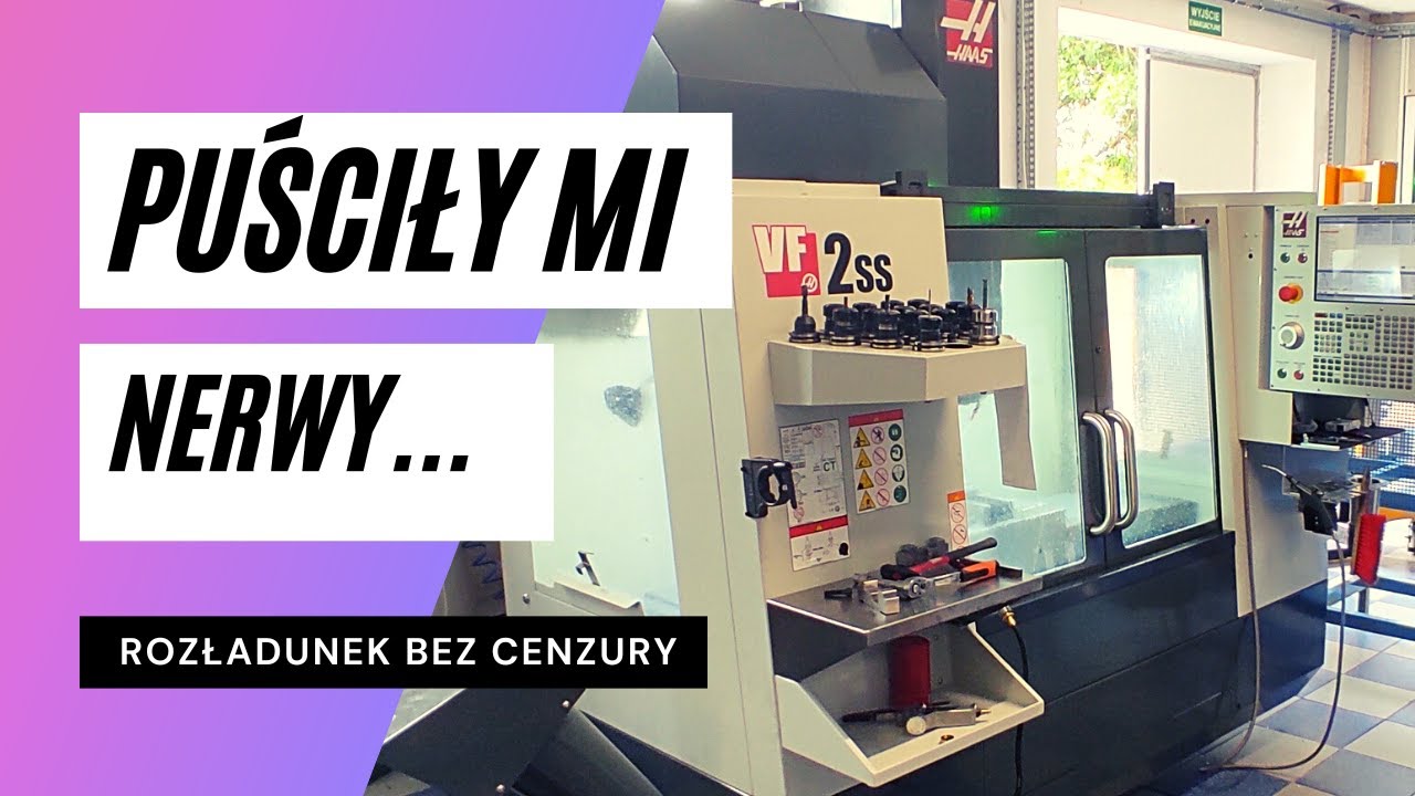 Kolejna frezarka w DWJ! Problemy z załadunkiem i cały dzień w plecy ;(   [Operator CNC 2.0 #78] #cnc